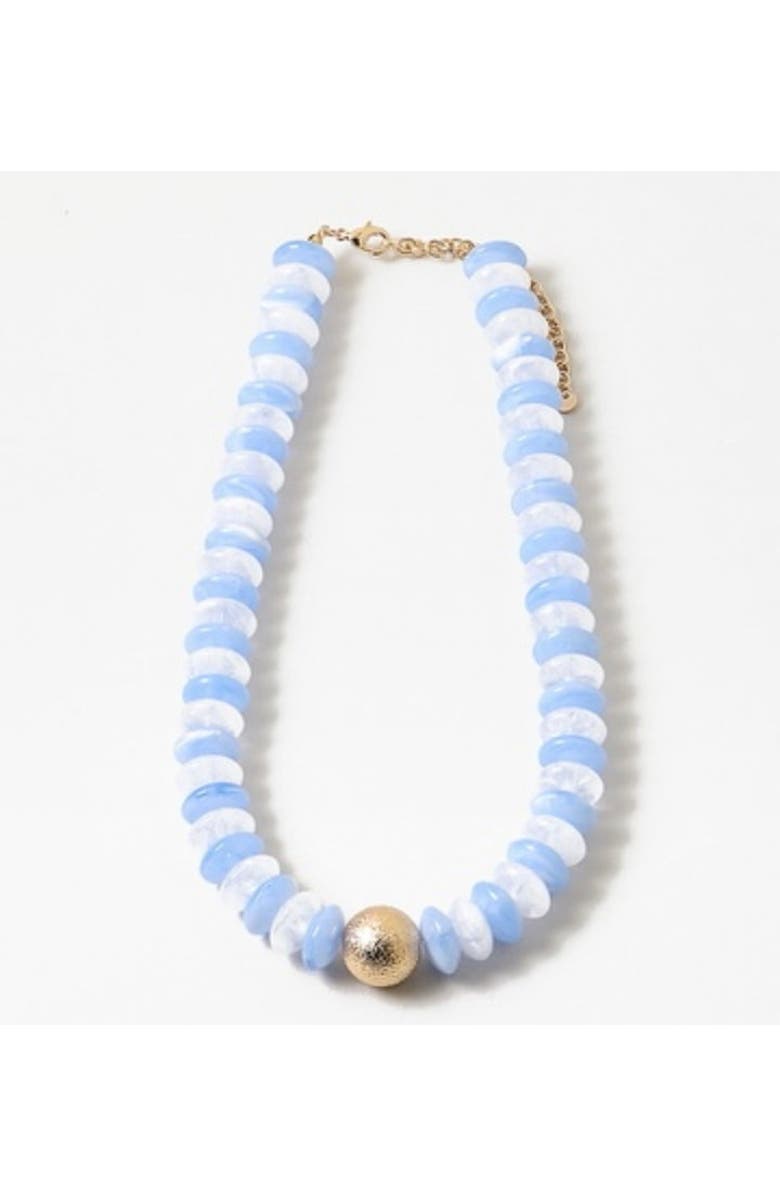Erin McDermott Jewelry Coco Necklace, Main, color, Blue
