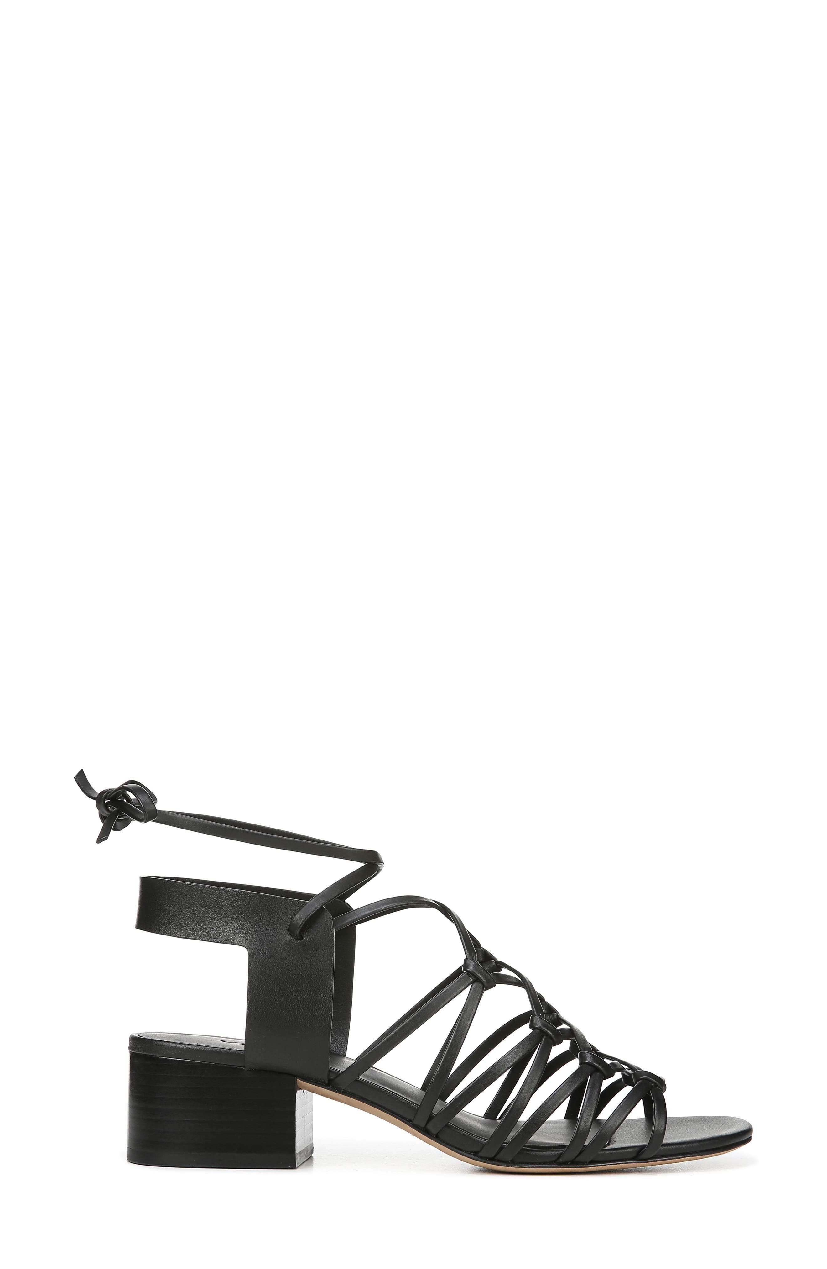 Beautmont Lace-Up Sandal, Alternate, color, BLACK