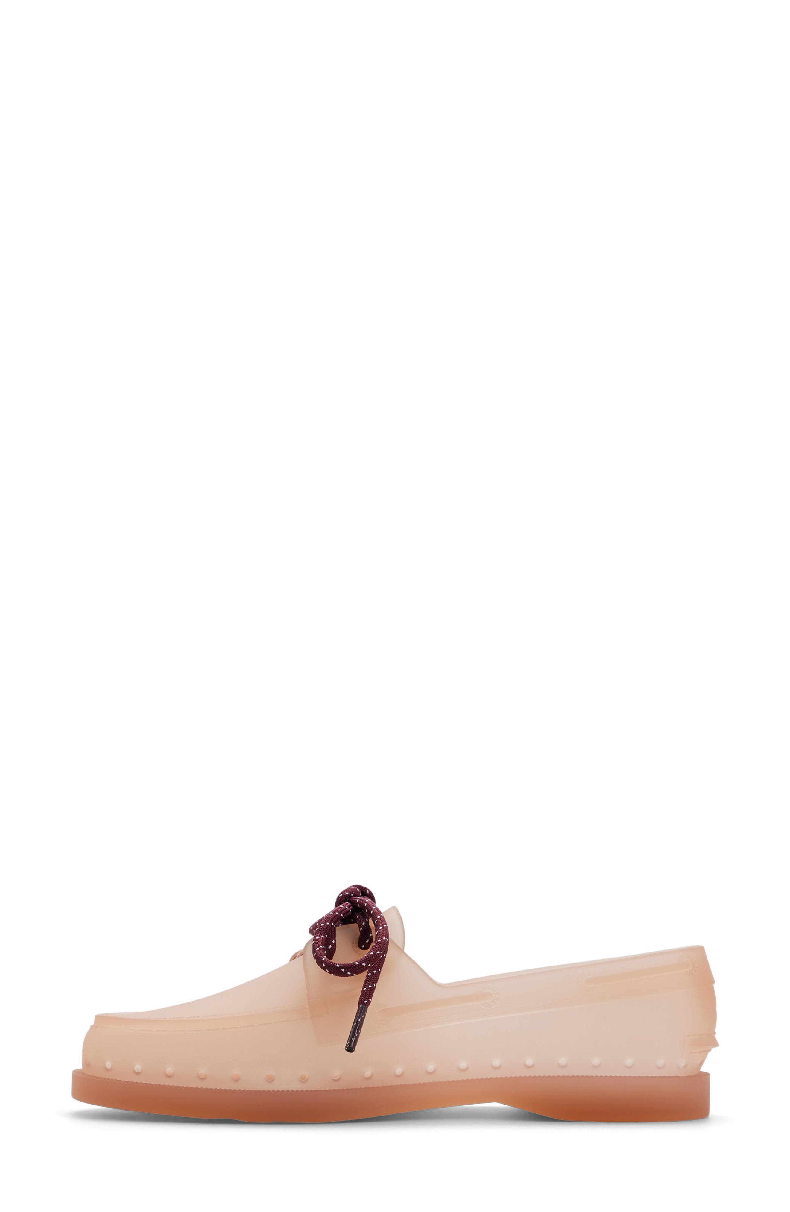 x Monse Authentic Original™ 2-Eye Jelly Boat Shoe, Alternate, color, DARK BEIGE
