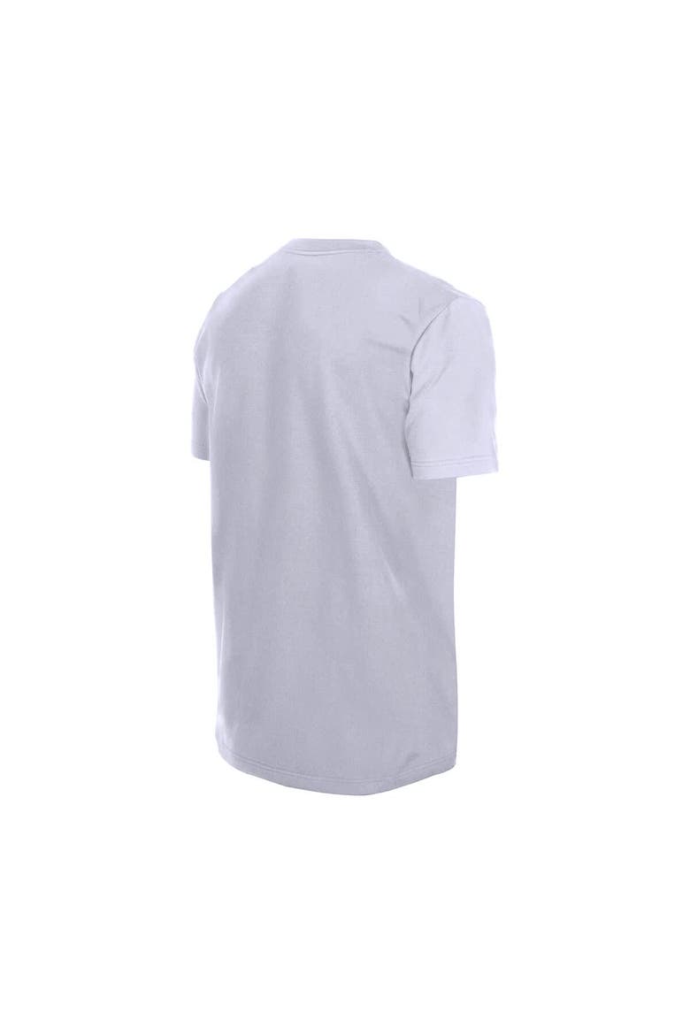 Men's New Era White USA Baseball 2026 World Baseball Classic Oversized Throwback Distressed T-Shirt, Alternate, color, White