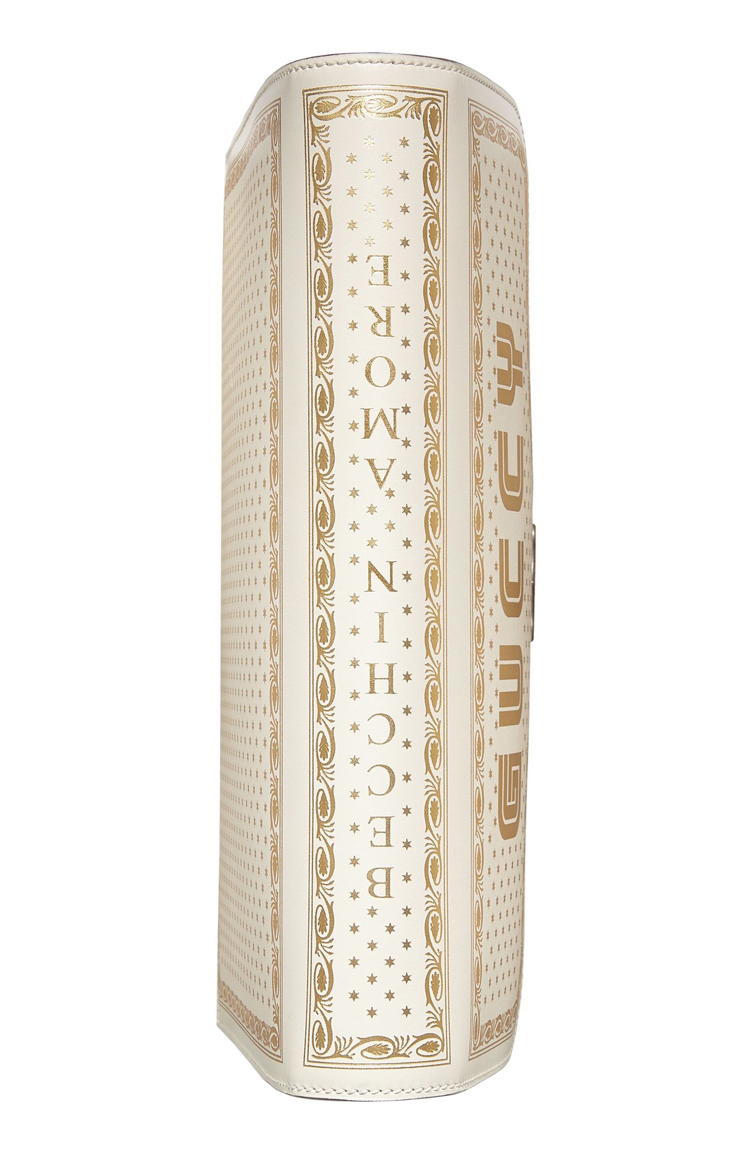 Gucci Guccy Logo Moon & Stars Envelope Clutch, Alternate, color, 