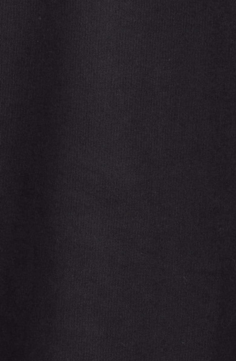 Moncler Logo Patch Long Sleeve Cotton Polo, Alternate, color,