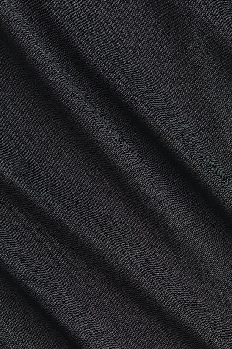 Draped Halterneck Dress, Alternate, color, Black