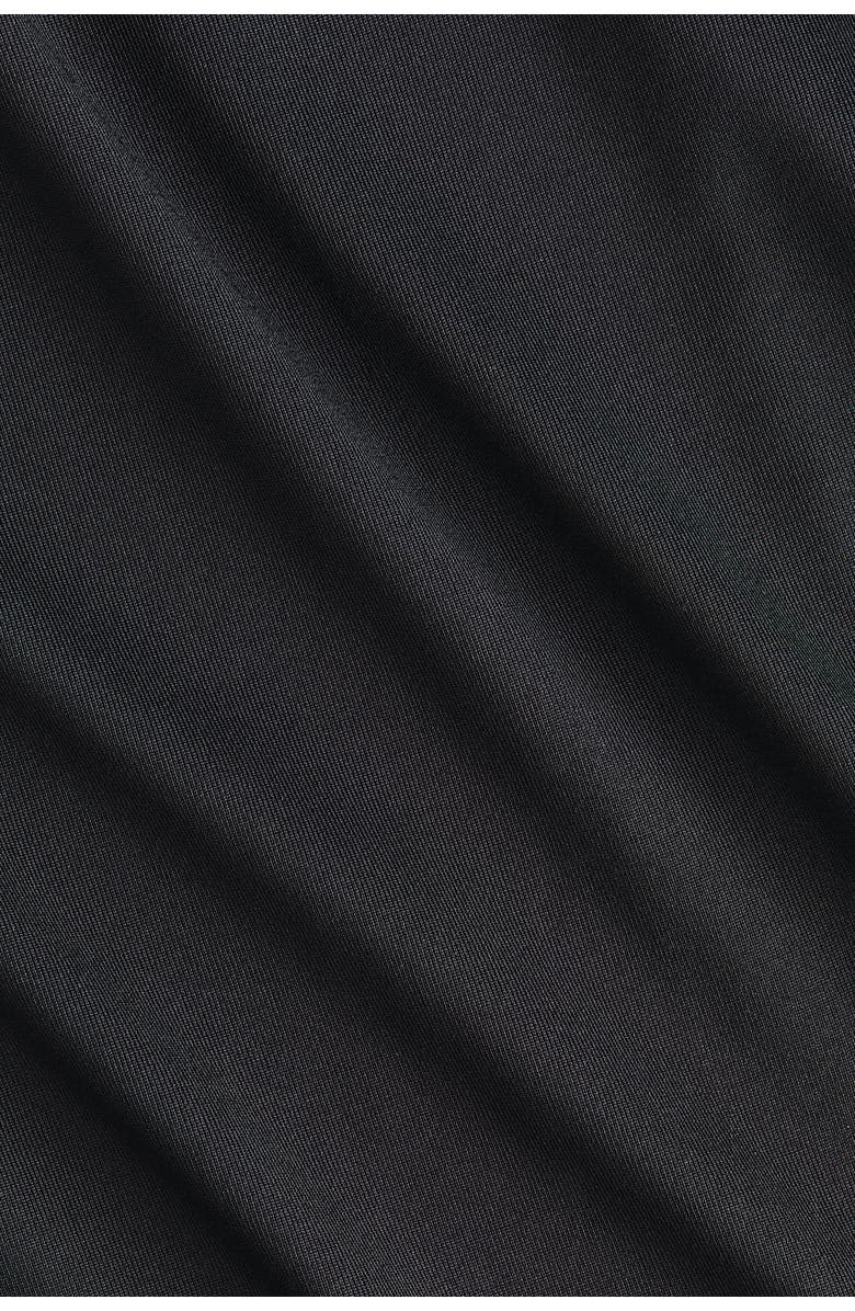 H&M Draped Halterneck Dress, Alternate, color, Black