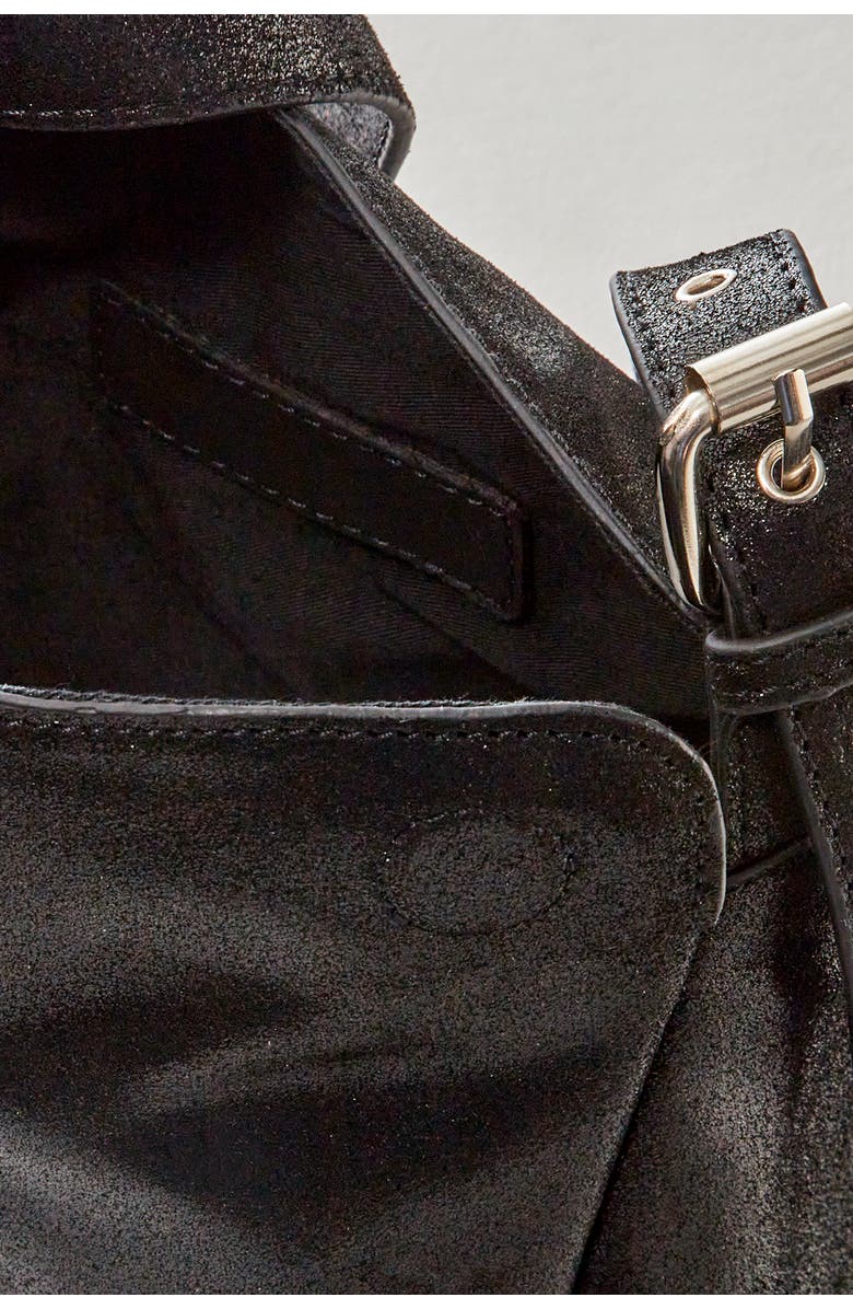 Free People Sabi Leather Shoulder Bag, Alternate, color,