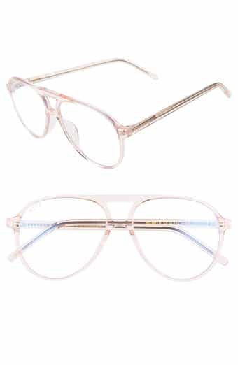 DIFF x Jonathan Van Ness Tosca Aviator Blue Light Blocking Sunglasses