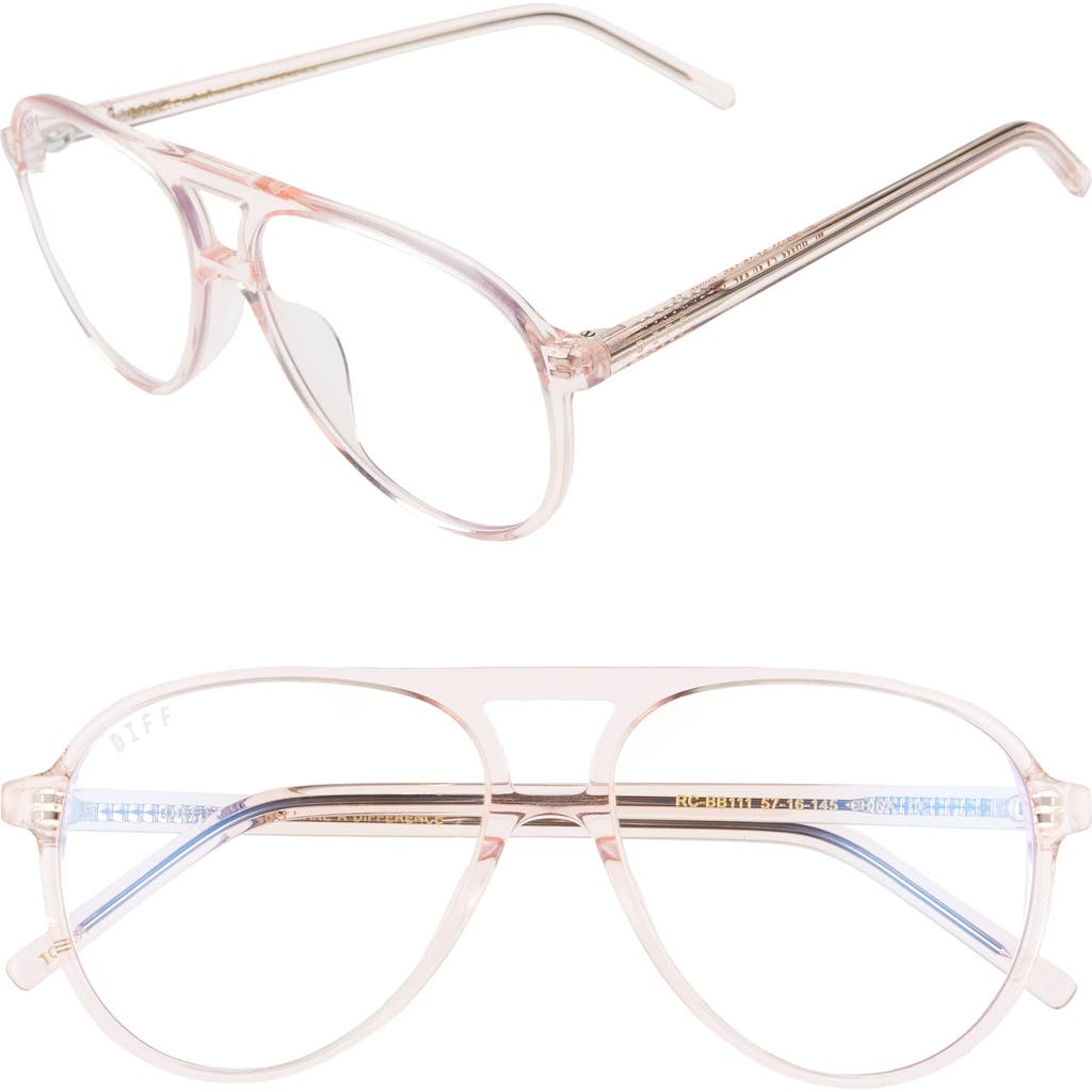 Diff X Jonathan Van Ness Tosca Aviator Blue Light Blocking Sunglasses