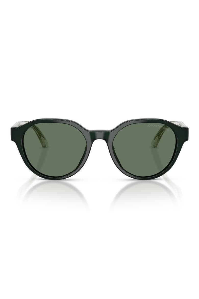 Kids' 48mm Small Phantos Sunglasses, Main, color, SHINY GREEN / DARK GREEN