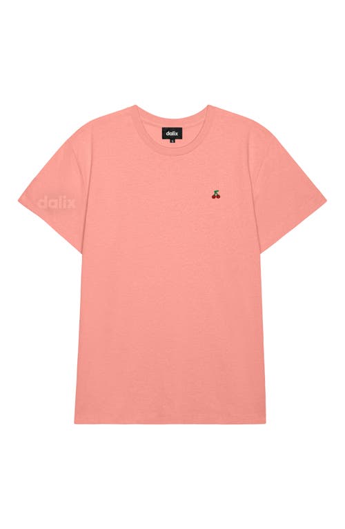 Dalix Womens Lil Smile Lightweight Everyday Tee In Pink