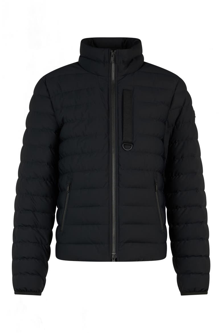 Laki Water Repellent Quilted Down Jacket, Alternate, color, BLACK