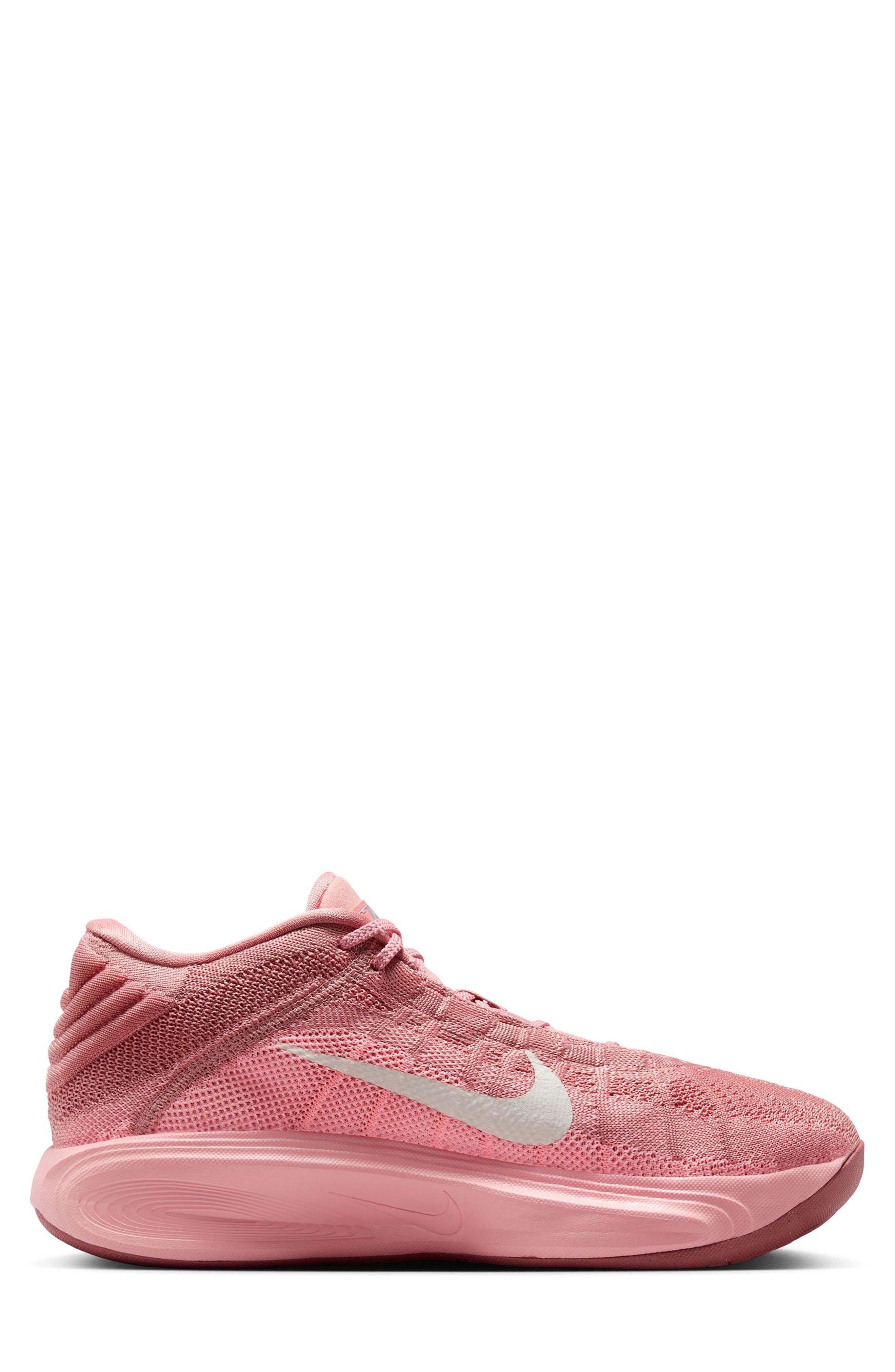 Nike G.T. Hustle 3 Basketball Shoe, Alternate, color, Red Stardust/ Pale Ivory