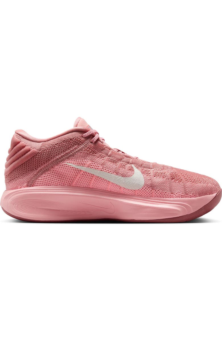Nike G.T. Hustle 3 Basketball Shoe, Alternate, color, Red Stardust/ Pale Ivory
