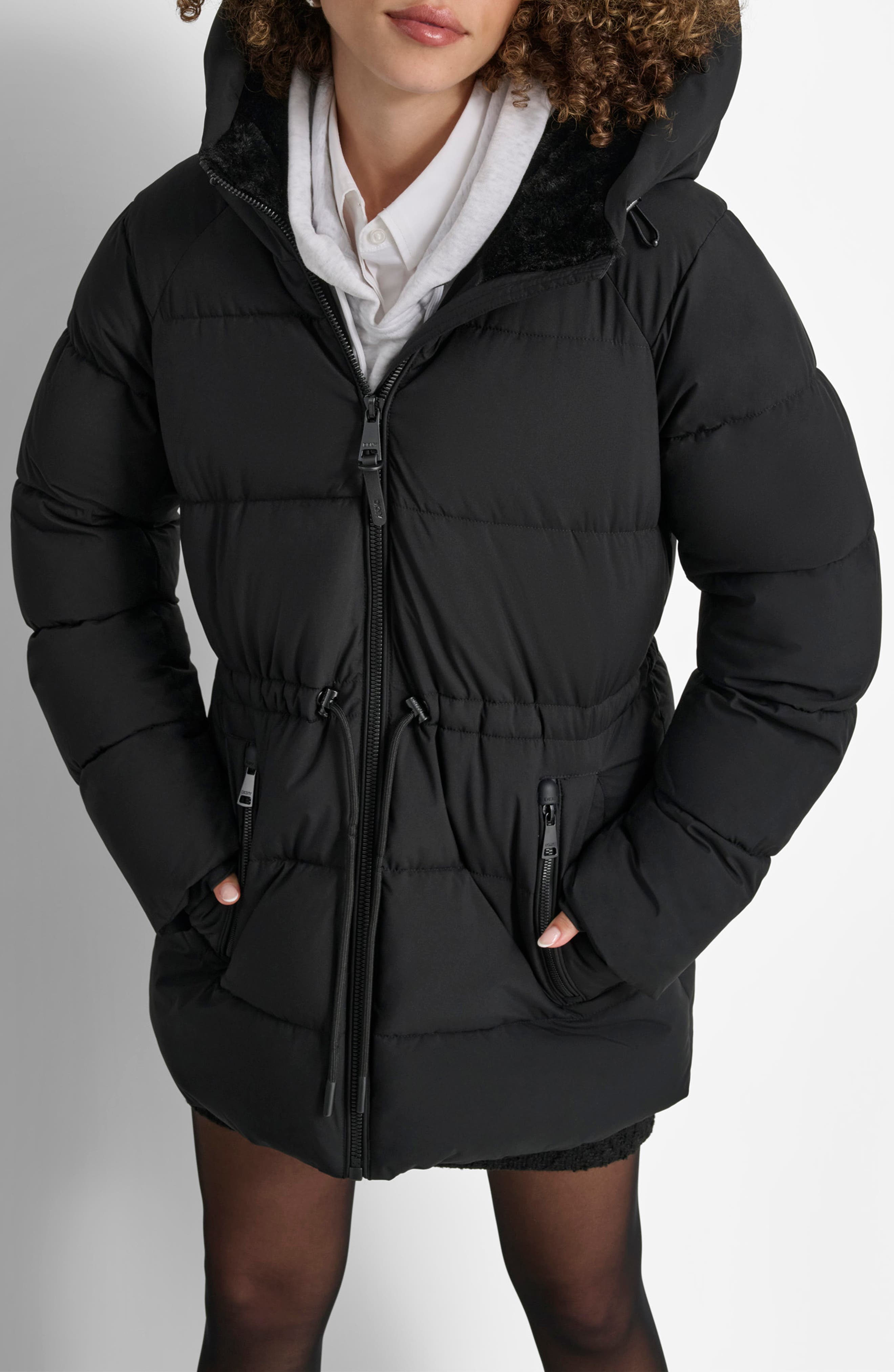 DKNY Stretch Puffer Jacket
