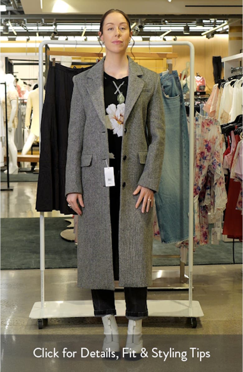 Tweed Longline Coat, sales video thumbnail