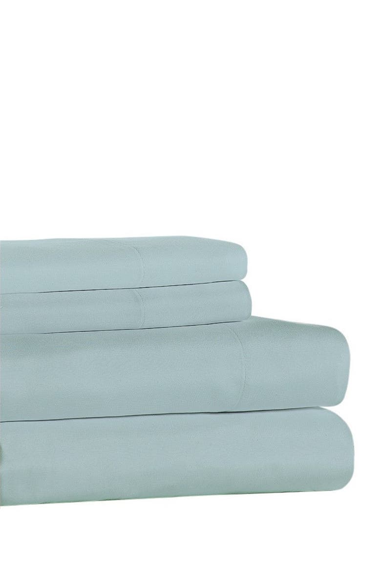 ELLA JAYNE HOME Super Soft Triple Brushed Microfiber Sheet Set - Aqua, Alternate, color,