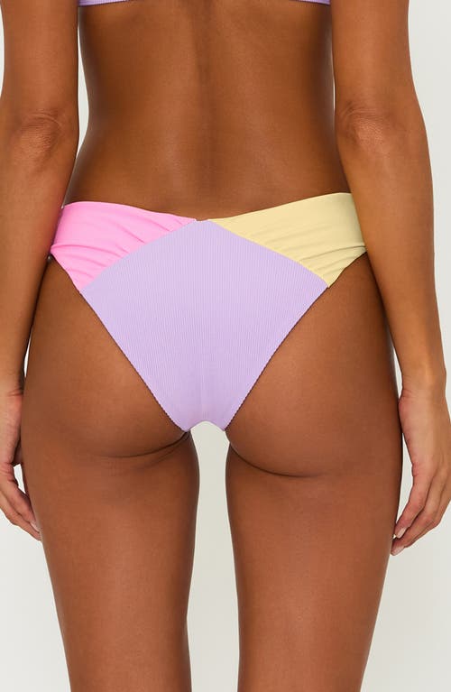 BEACH RIOT BEACH RIOT VICTORIA COLORBLOCK BIKINI BOTTOMS
