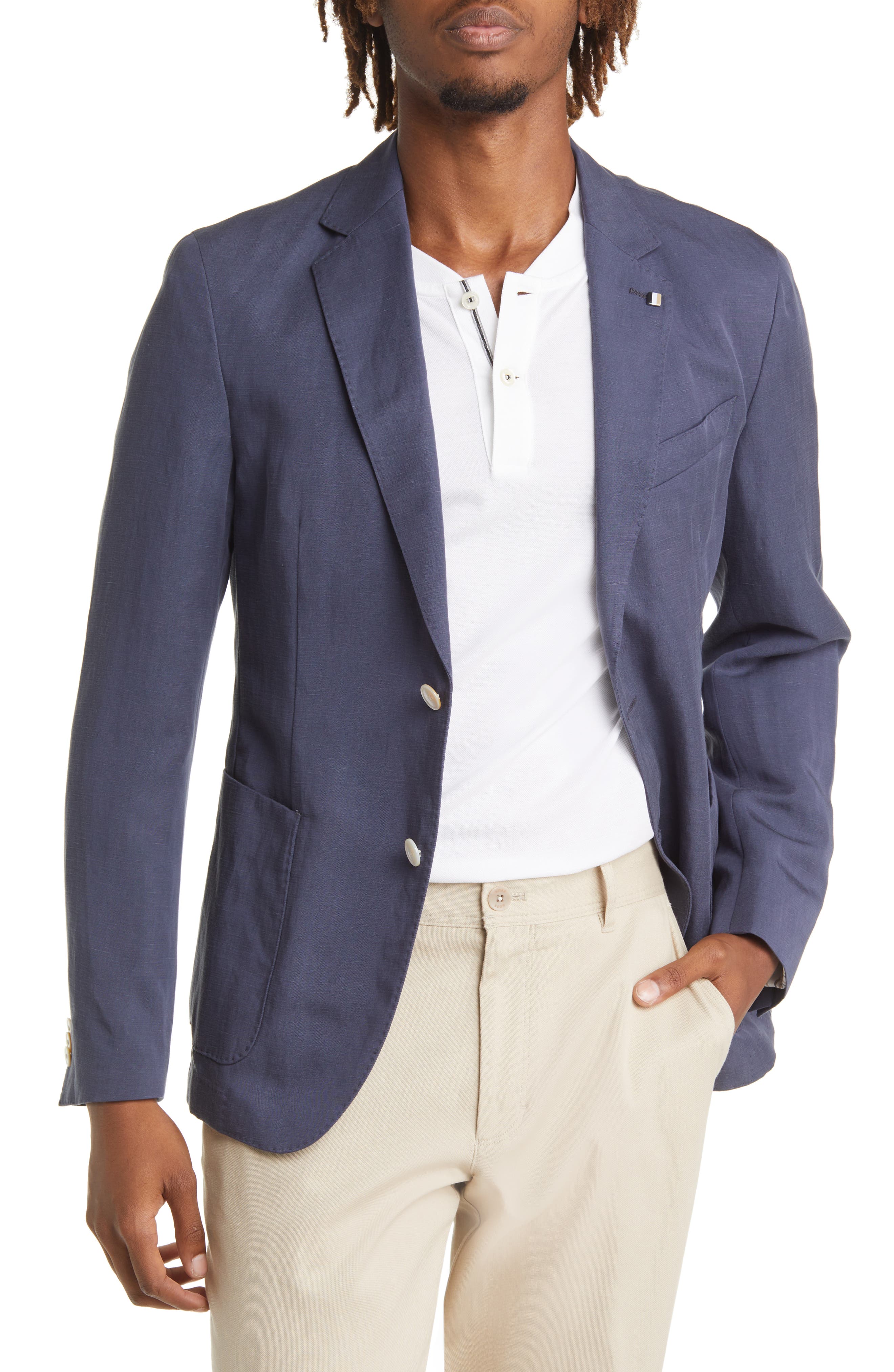 BOSS Hugo Boss Hanry Linen Blend Sport Coat