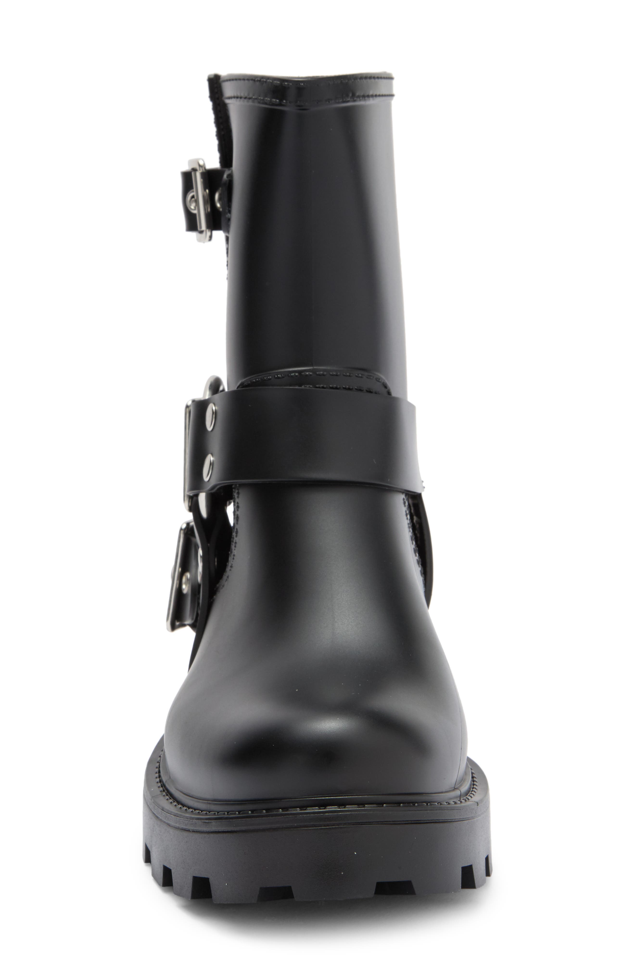 Jeffrey Campbell Dripz Moto Rain Boot, Alternate, color, 