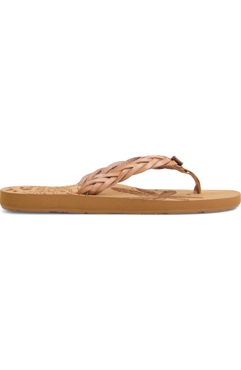 Roxy Feel Breezie Flip Flop, Alternate, color, Open Tan