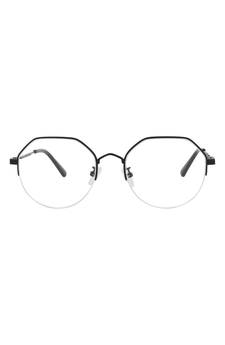 McQueen 53mm Round Optical Glasses, Main, color,