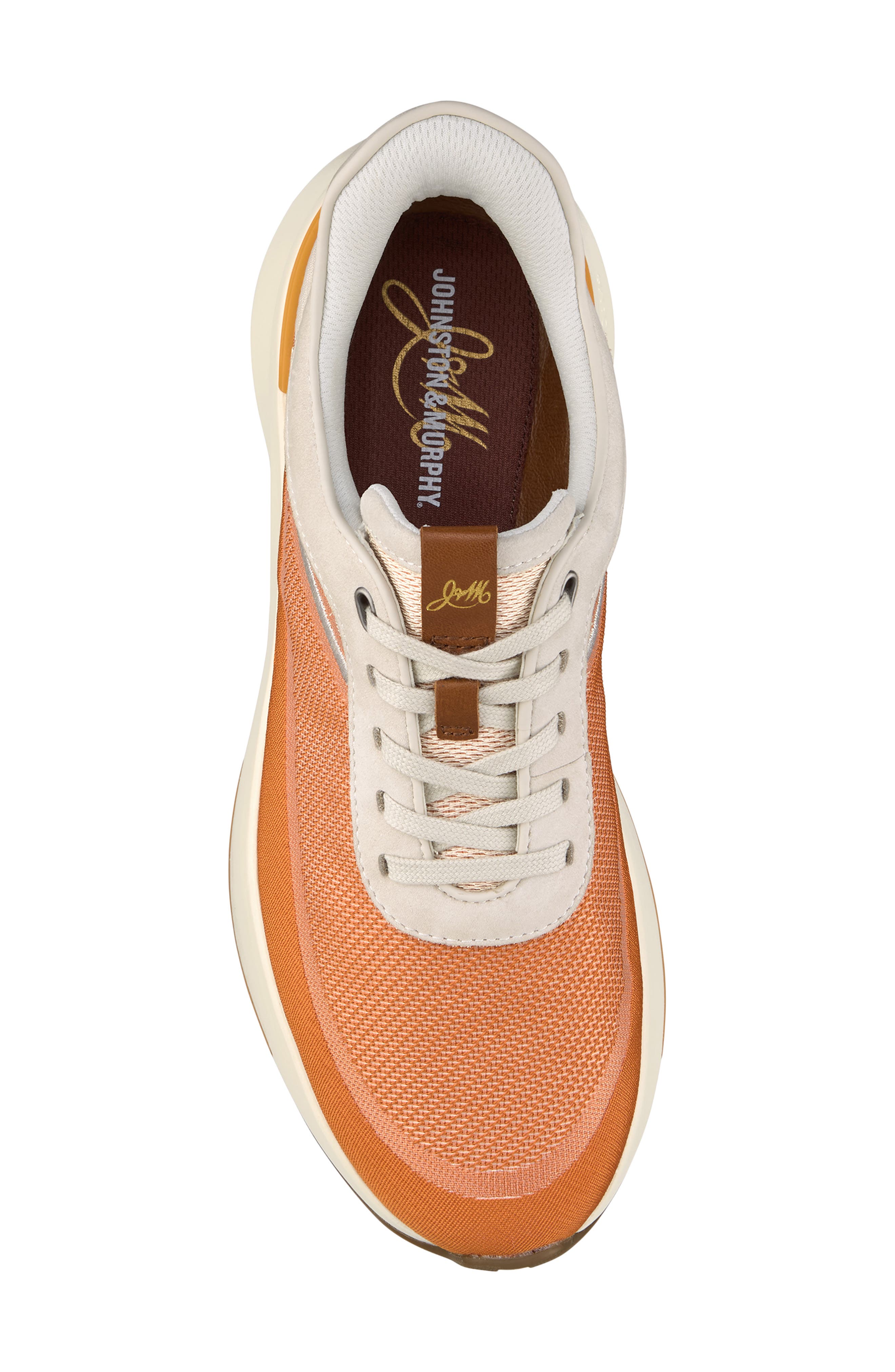 Surge Knit U-Throat Sneaker, Alternate, color, ORANGE KNIT