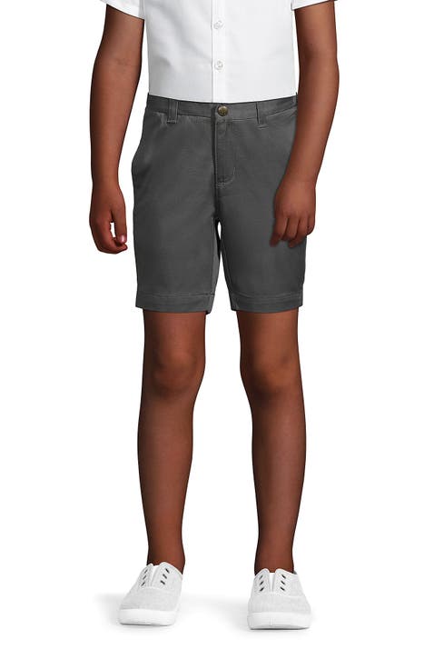 Girls Plain Front Blend Chino Shorts