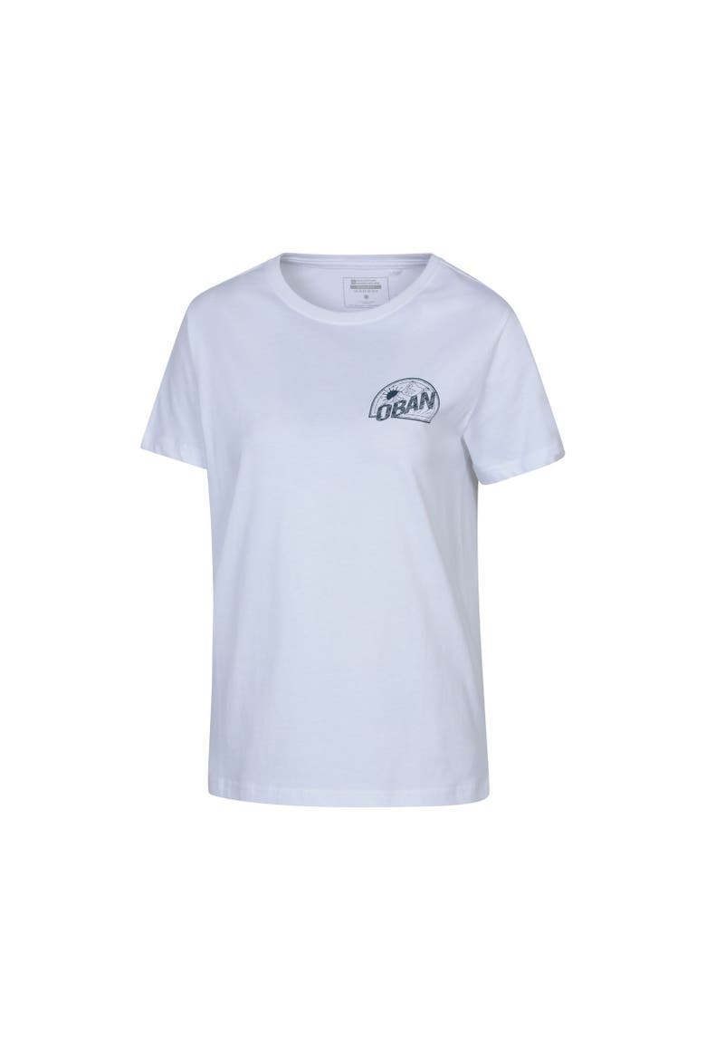 Oban Relaxed Fit Short-Sleeved T-Shirt, Alternate, color, White