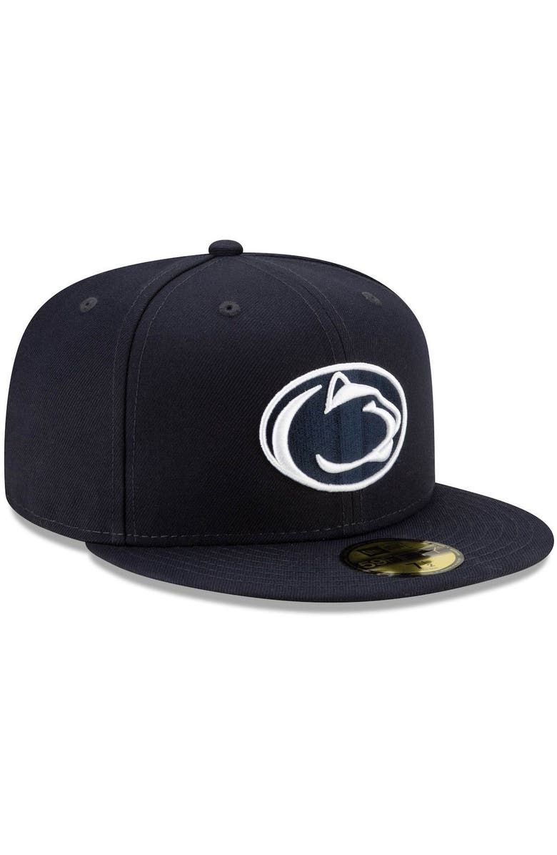 New Era Men's New Era Navy Penn State Nittany Lions Basic 59FIFTY Team Fitted Hat, Alternate, color, 