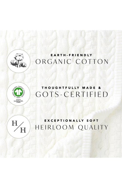 Hope & Henry Girls' Organic French Terry Contrast Trim Cardigan, Kids In Light Blue Heather
