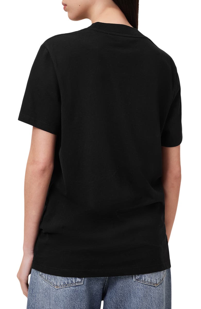 AllSaints IWD All Equal Cotton Graphic T-Shirt, Alternate, color, Black