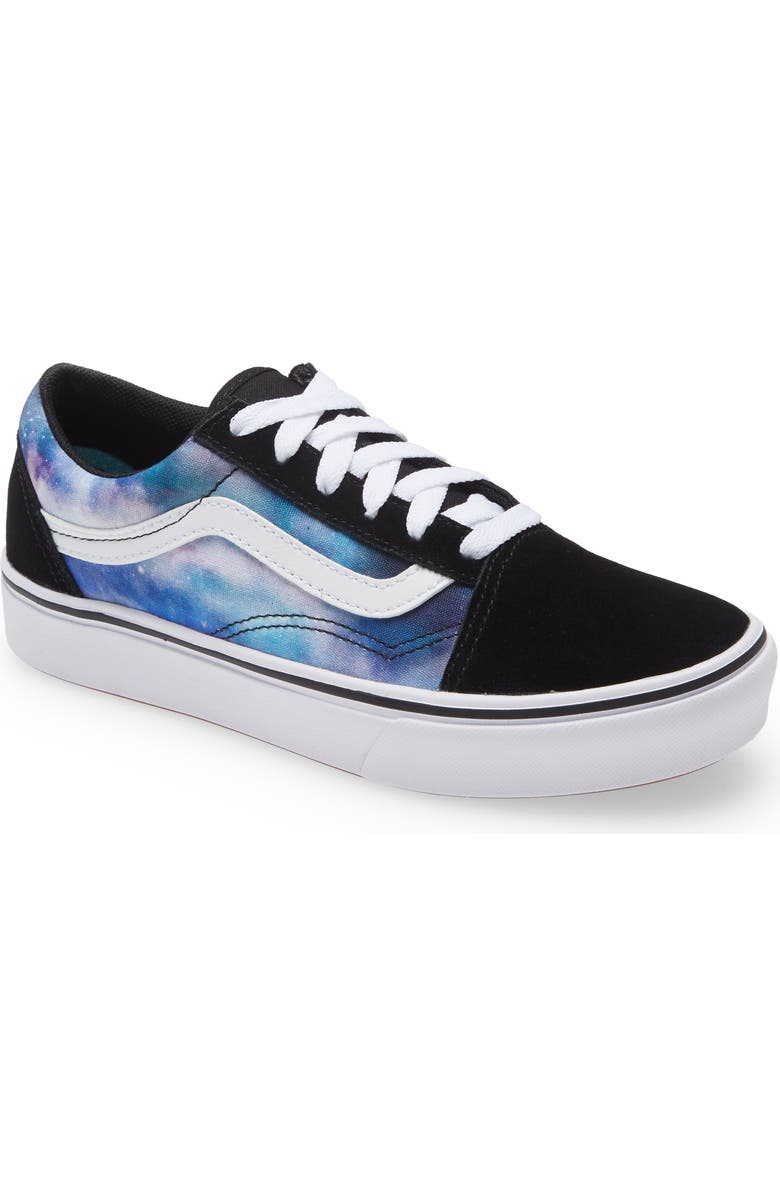 Vans ComfyCush Old Skool Sneaker, Main, color, Galaxy Black/True White