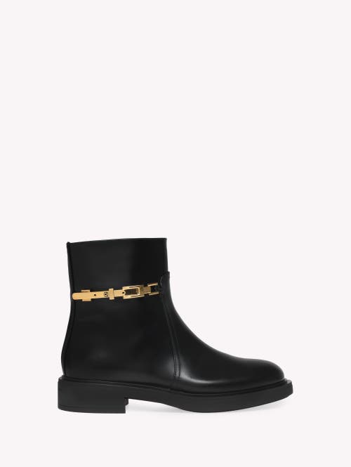 Gianvito Rossi Round-head Short Boots In Black