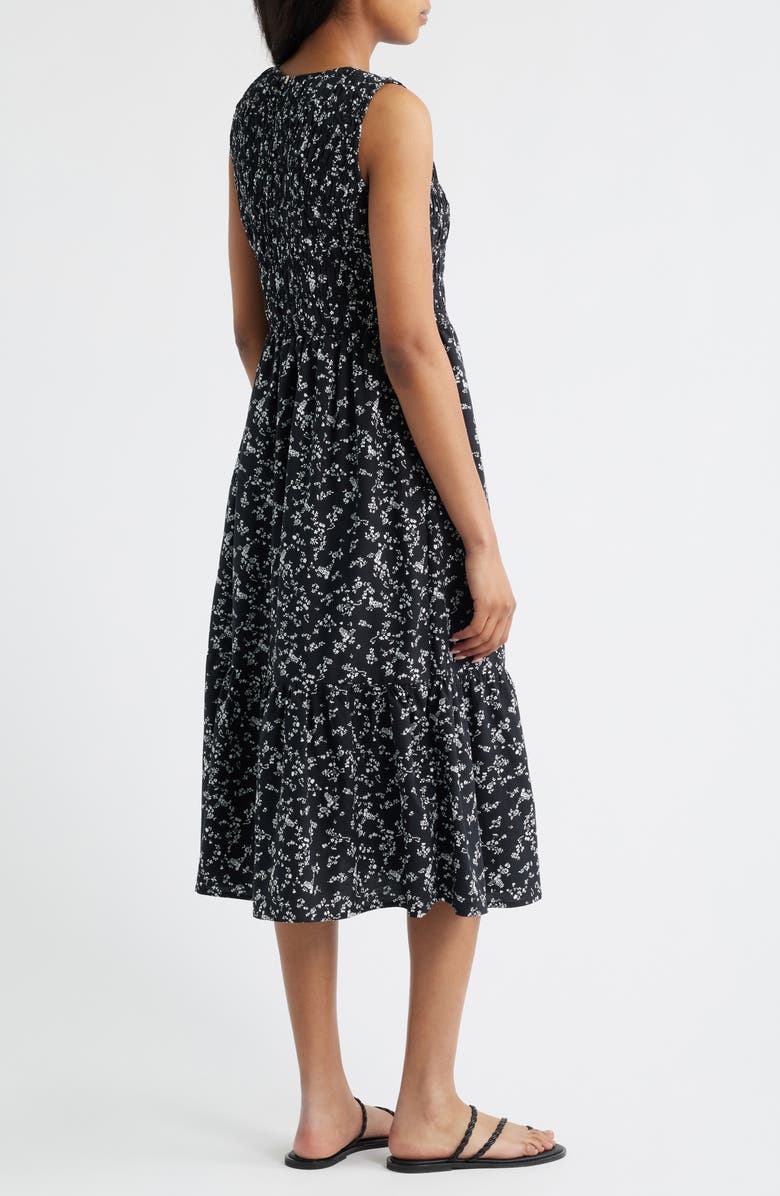 beachlunchlounge Jules Smock Bodice Dress, Alternate, color, 