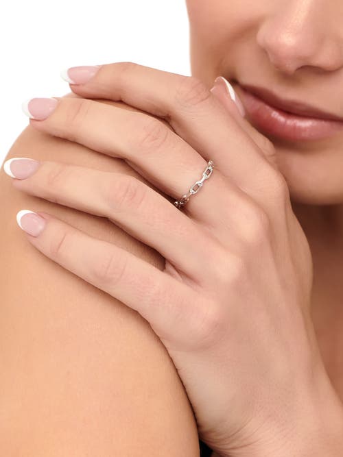 Devata Cable Link Ring In Silver