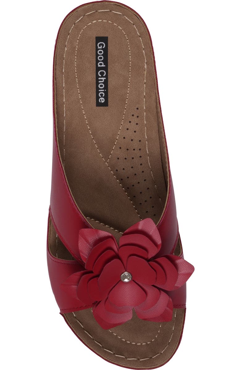 GC SHOES Joy Flower Sandal, Alternate, color, Coral