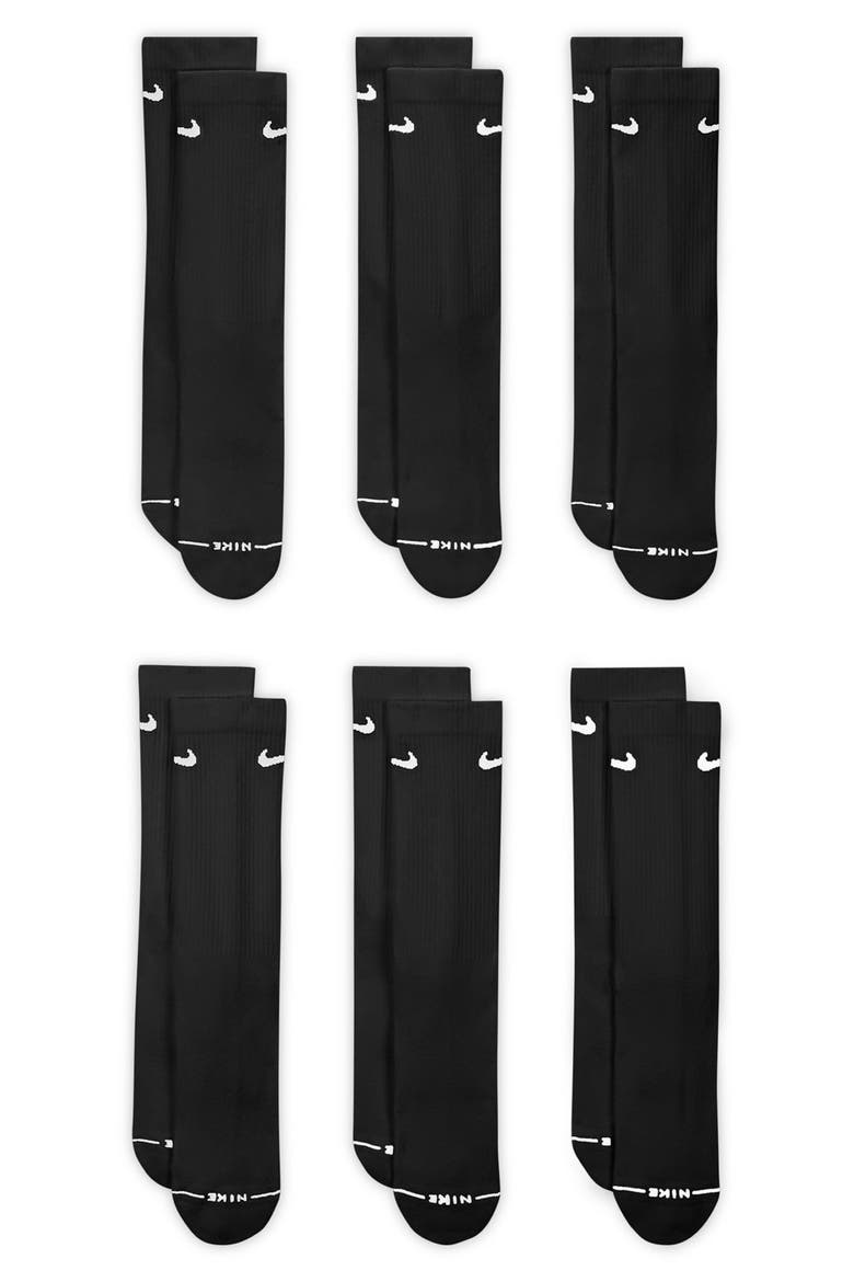Everyday Elevated Dri-FIT Assorted 6-Pack Cotton Blend Crew Socks, Main, color, 902 MLTCLR