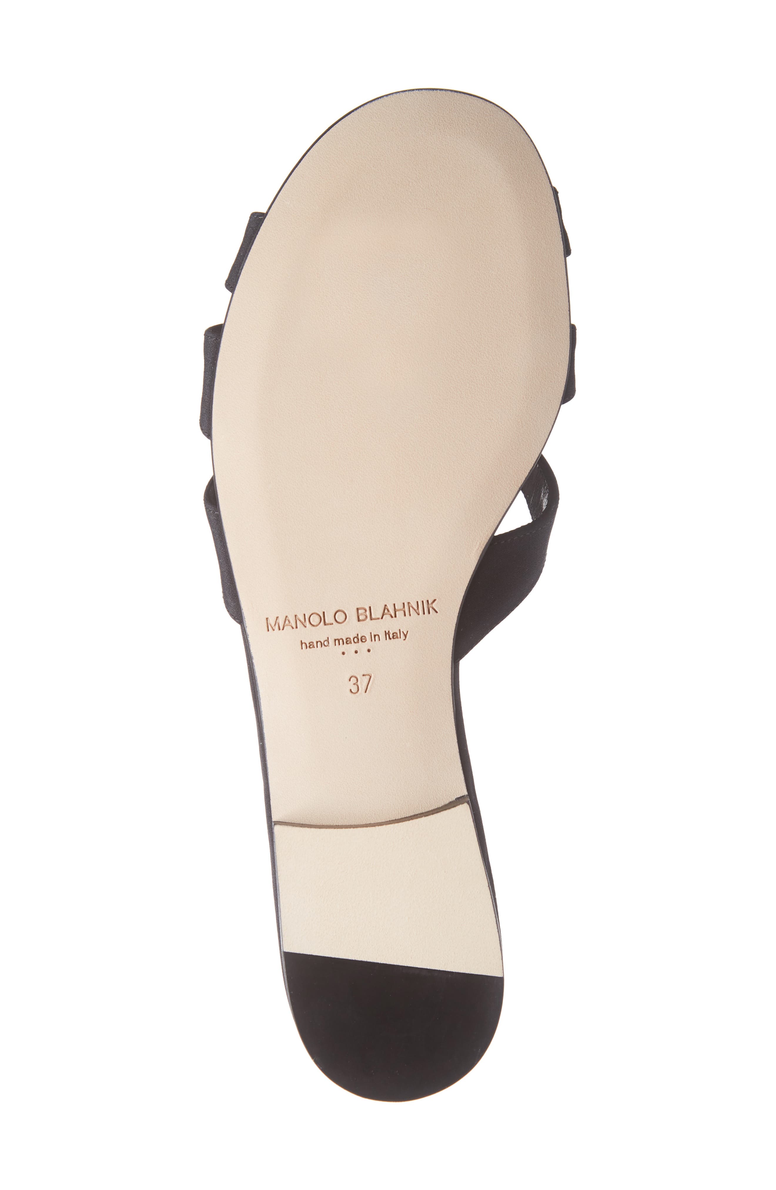 Manolo Blahnik Iluna Buckle Slide Sandal, Alternate, color, 