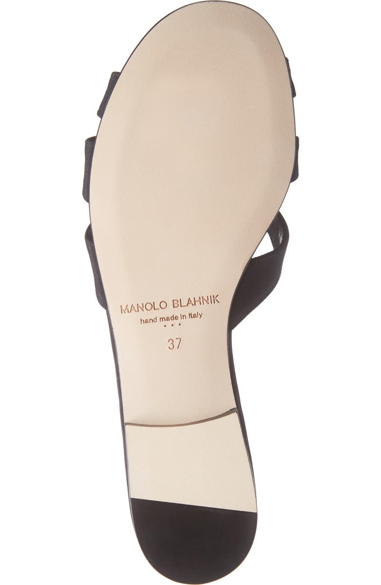 Manolo Blahnik Iluna Buckle Slide Sandal, Alternate, color,