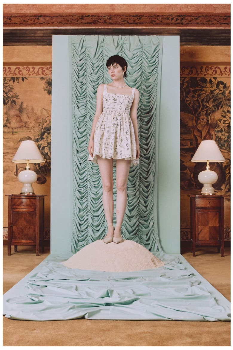 Barbara Arena  Mini Dress, Alternate, color, Ivory