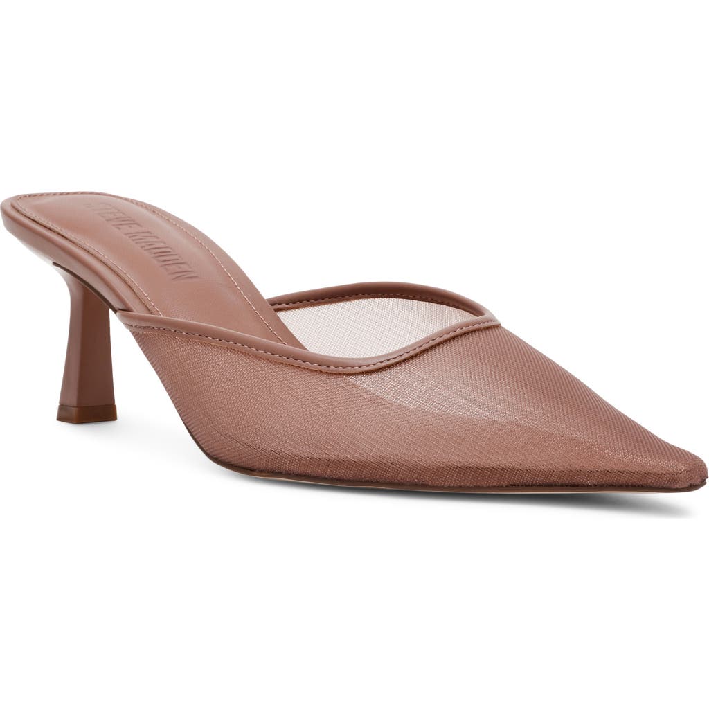 Steve Madden Lisbeth Pointed Toe Mule In Brown