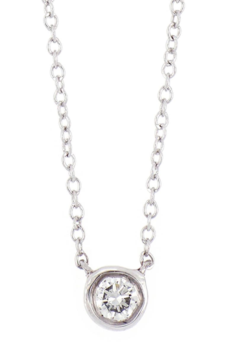 Bony Levy Bezel Set Diamond Pendant Necklace - 0.05 ctw, Alternate, color, 