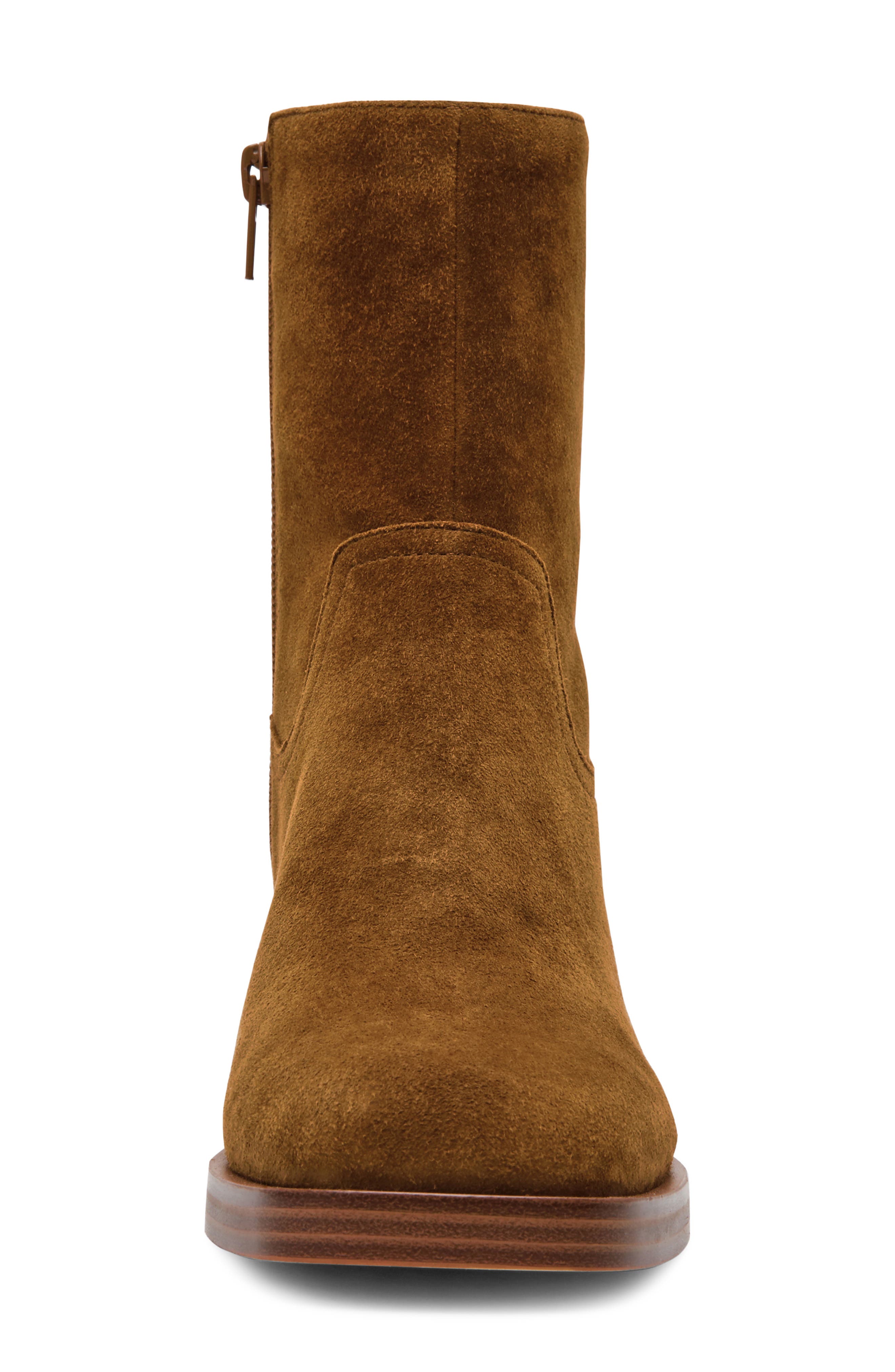 Steve Madden Latches Bootie, Alternate, color, Chestnut Suede
