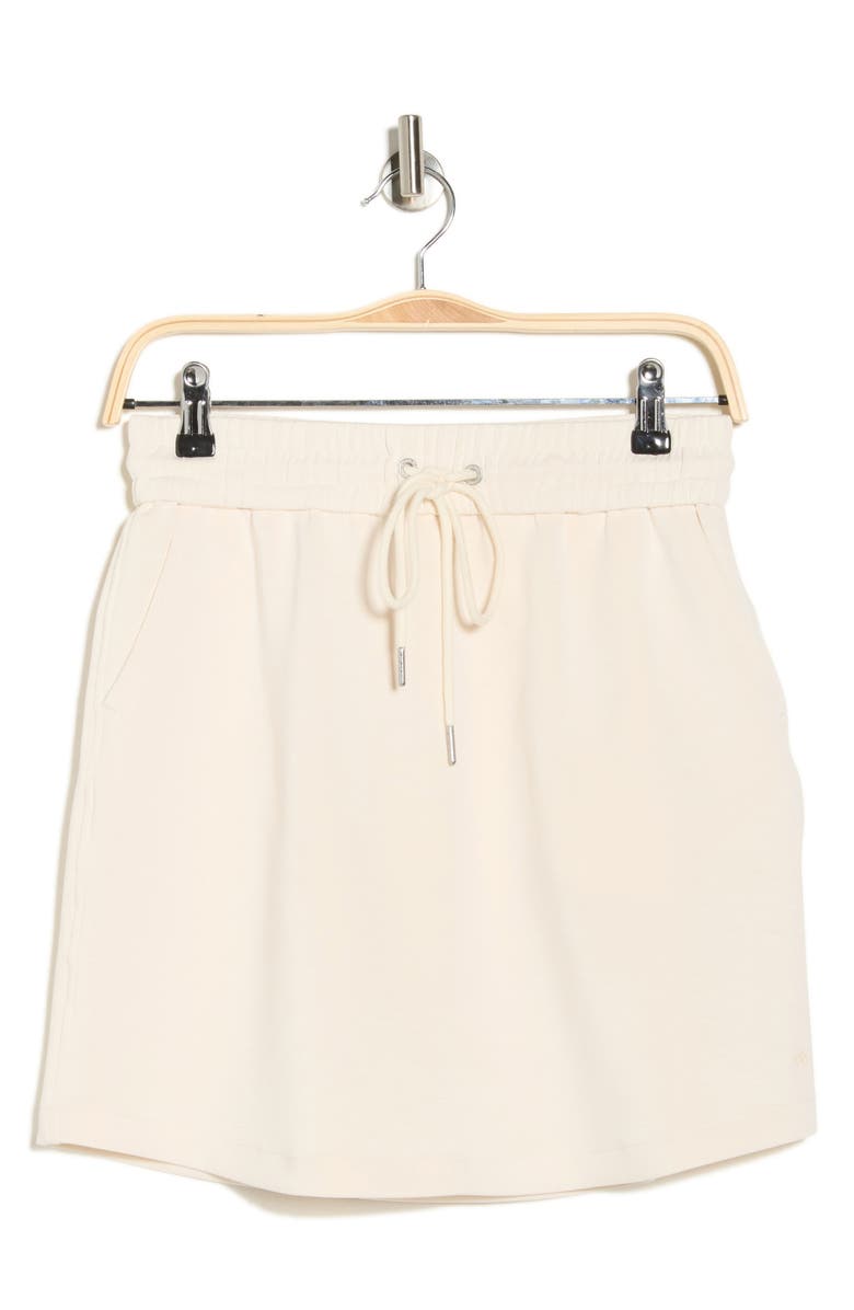 Scotch & Soda Drawstring Miniskirt, Alternate, color, Whitecap Grey