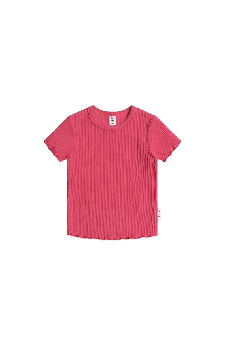 Huxbaby Cherry Rib Tee, Main, color, Cherry
