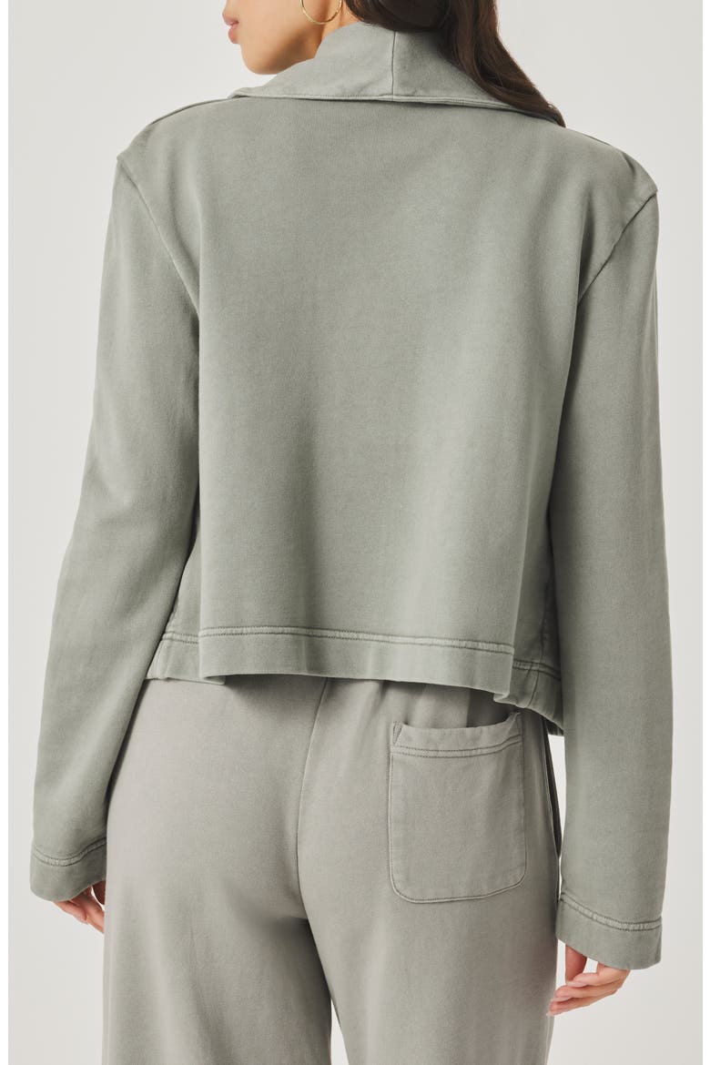 Greta Terry Blazer, Alternate, color, EUCALYPTUS GREEN