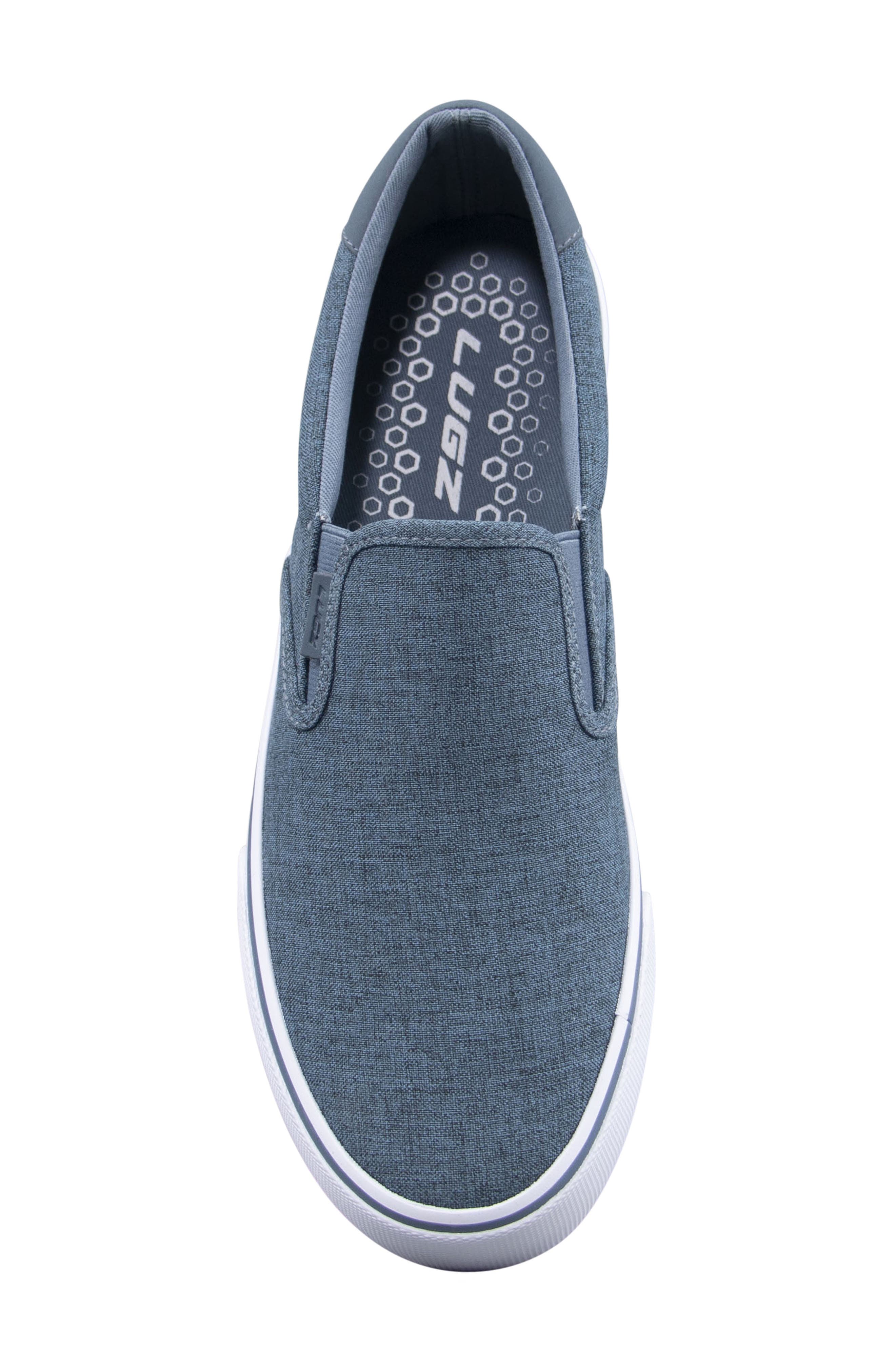 Clipper Slip-On Sneaker, Alternate, color, NAVY/ WHITE/ GUM