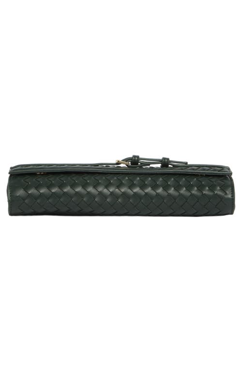 Urban Expressions Handbags Woven Convertible Clutch In Green