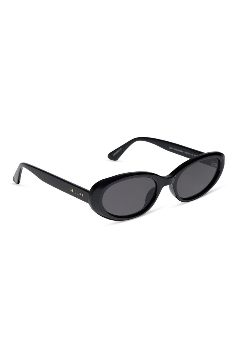 Annabelle 51mm Oval Sunglasses, Alternate, color, BLACK/ GREY
