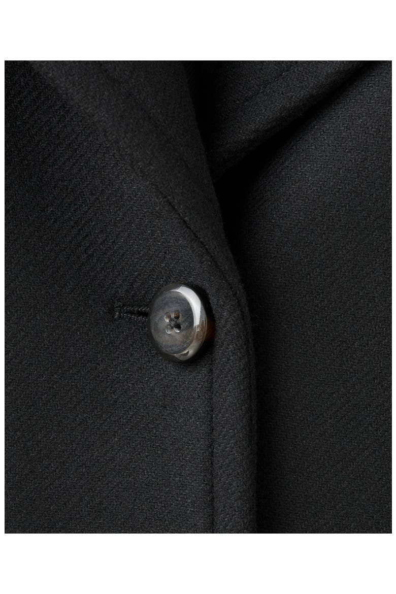 Wool Coat, Alternate, color, BLACK