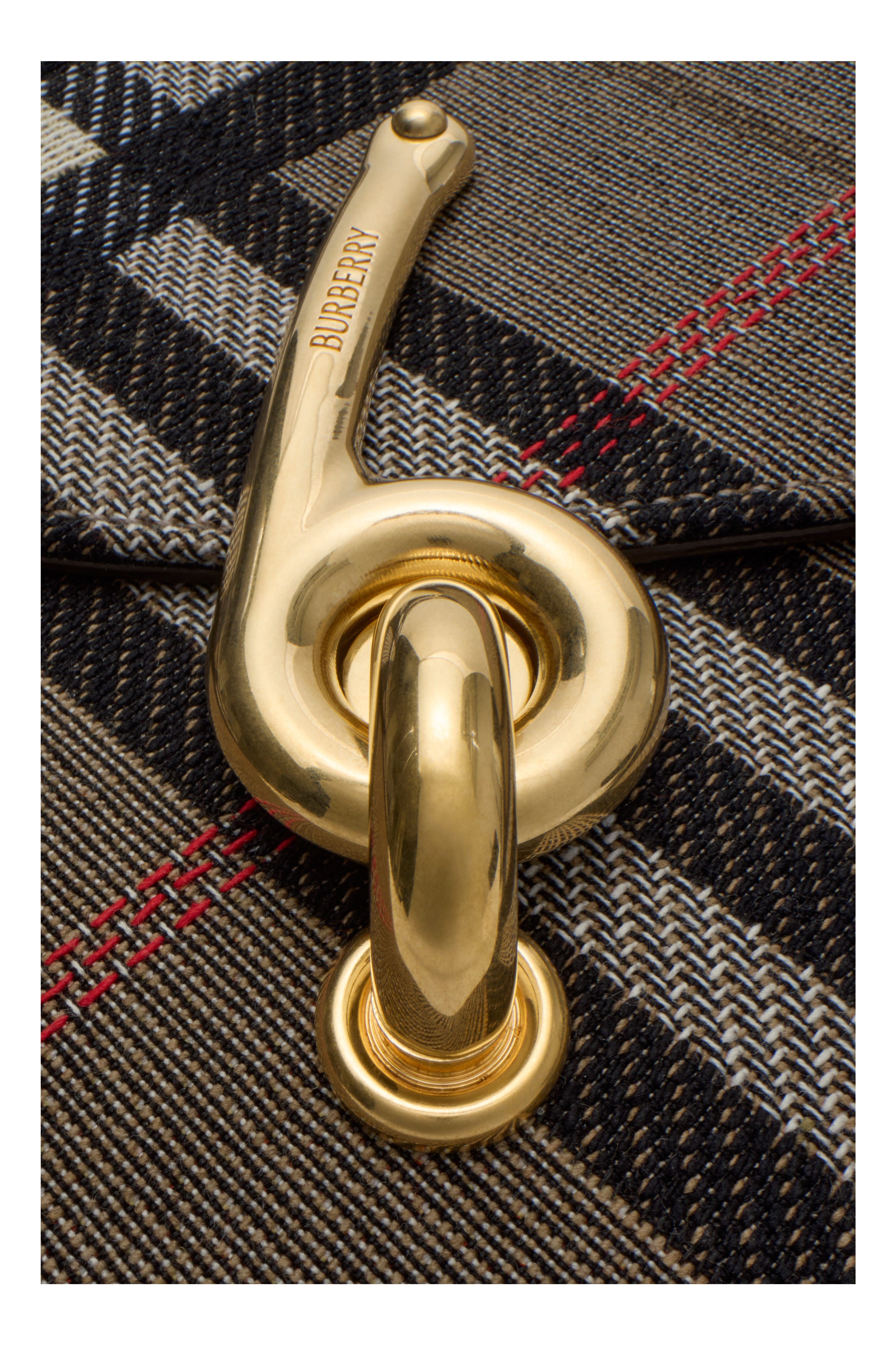 Burberry Small Bridle Bag, Alternate, color, Brush Brown